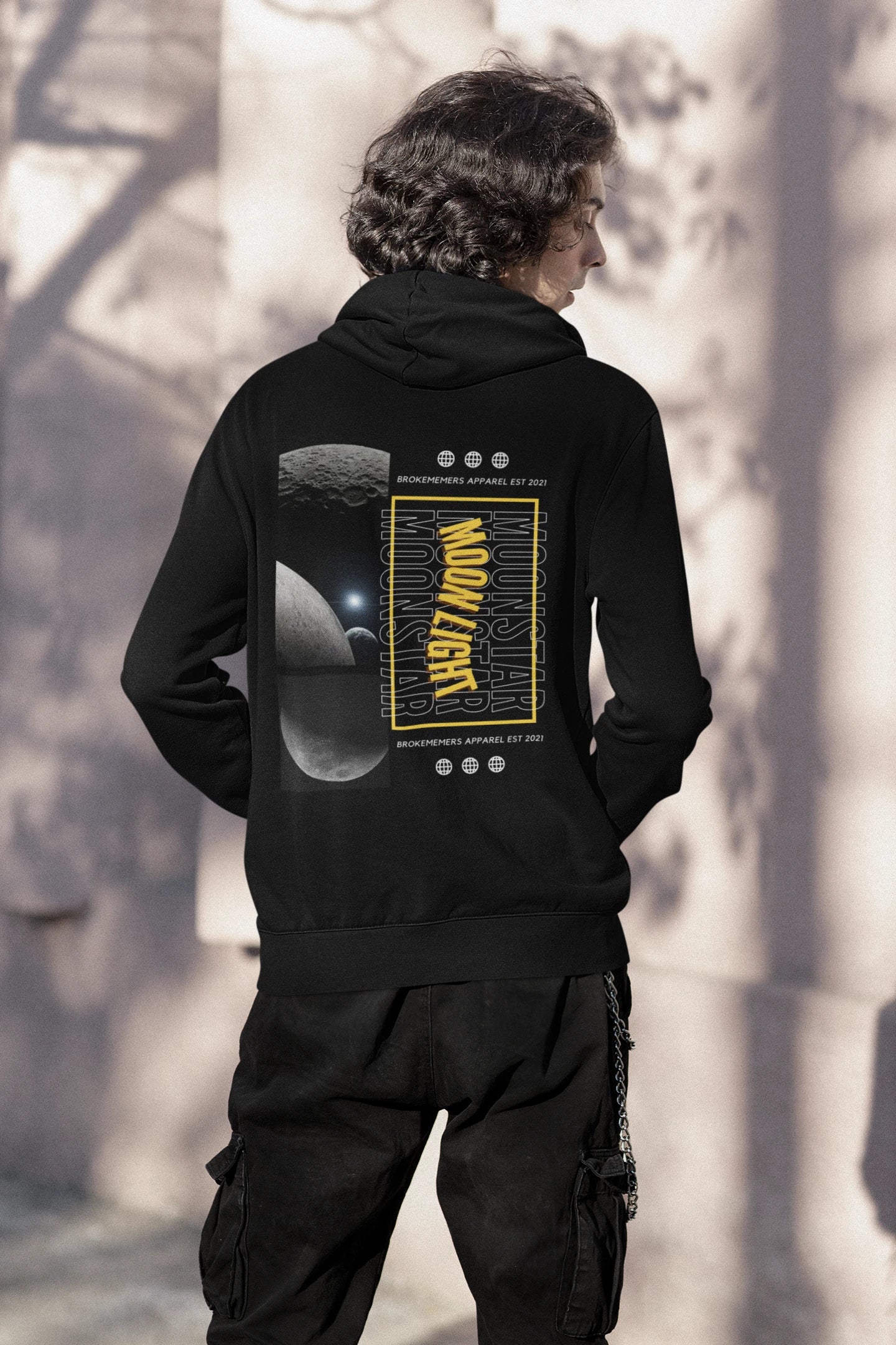 Moonlight | Space Vogue | Premium Unisex Winter Hoodie