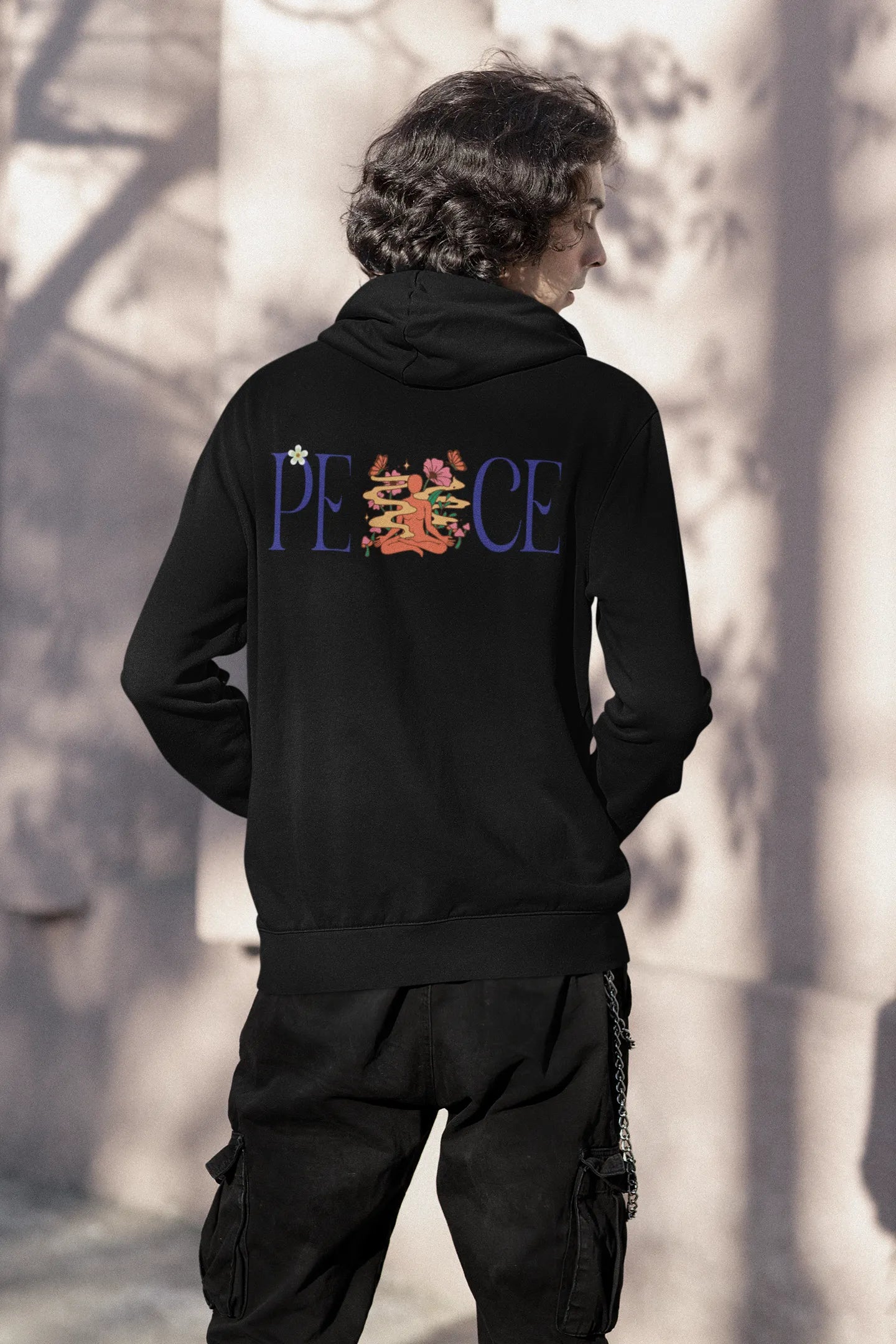 Peace | Typography | Premium Unisex Winter Hoodie