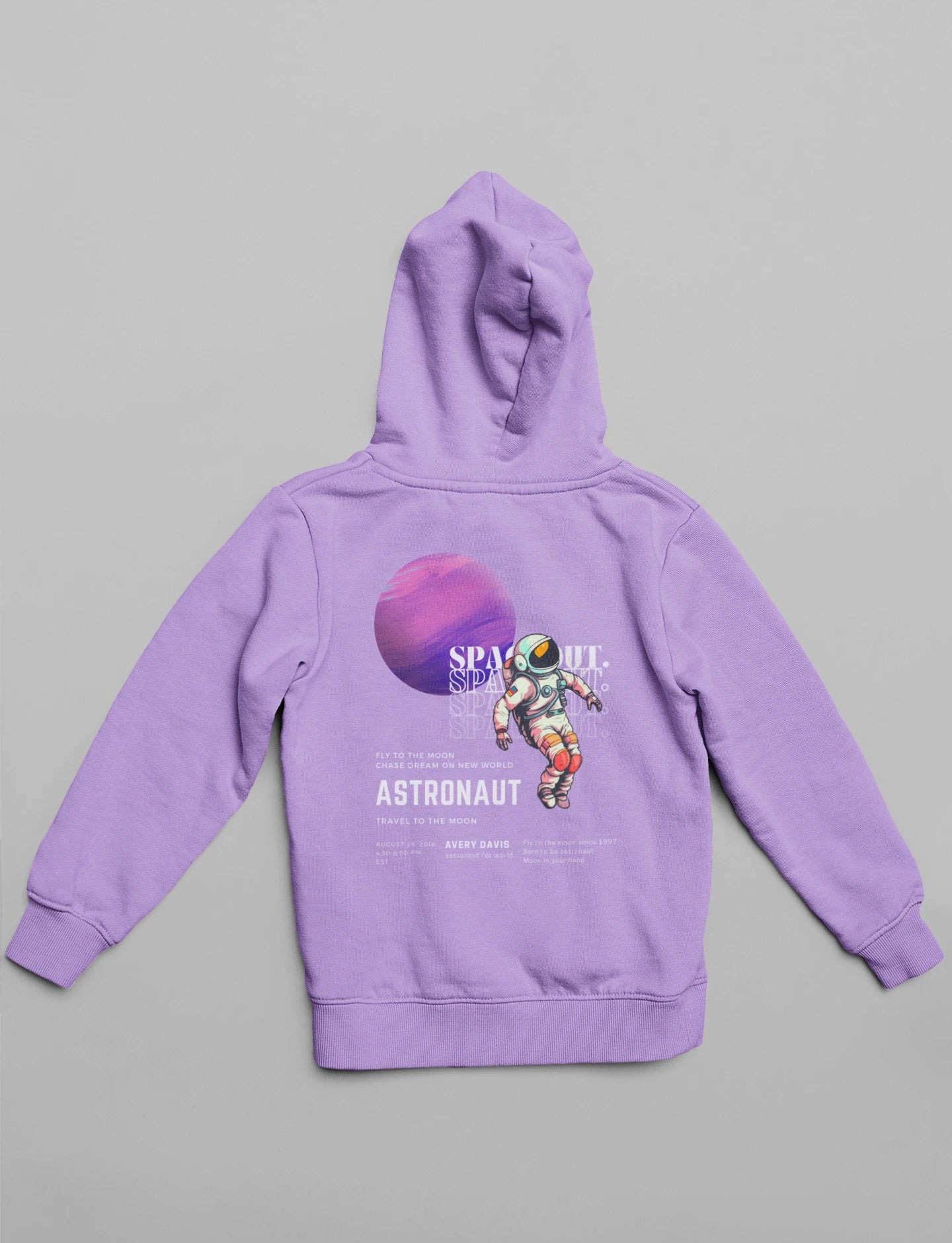 Fly me to the moon | Space Vogue | Premium Unisex Winter Hoodie