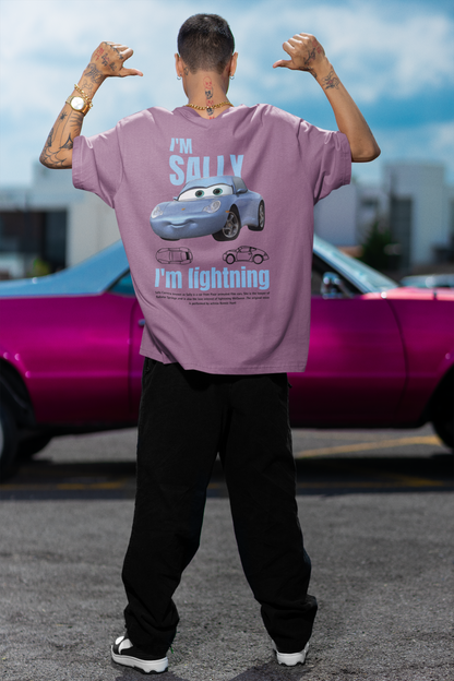 I'm Sally | Super Cars | Dropped Sleeve Unisex Tee