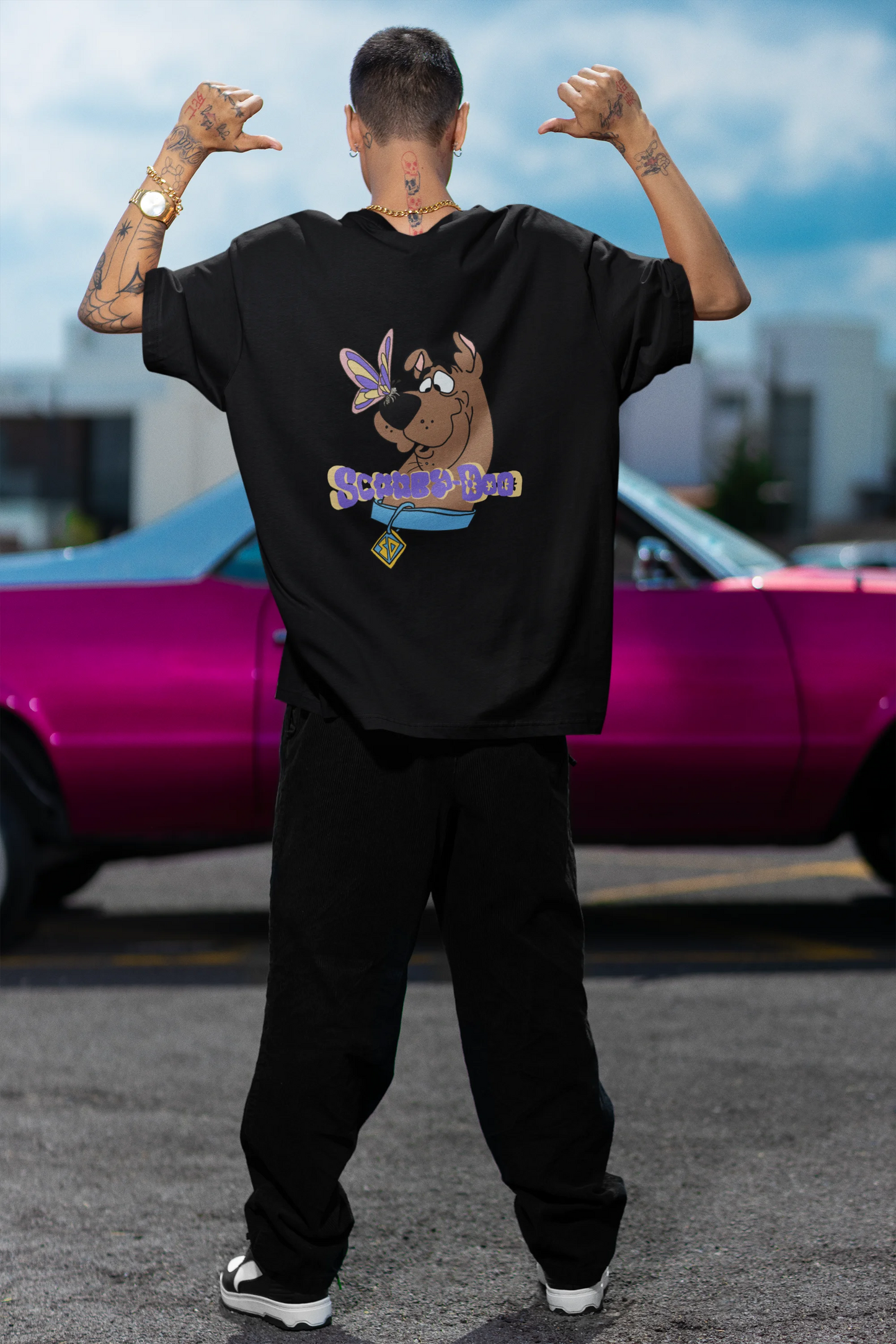 Scooby Doo | Disney | Dropped Sleeve Unisex Tee