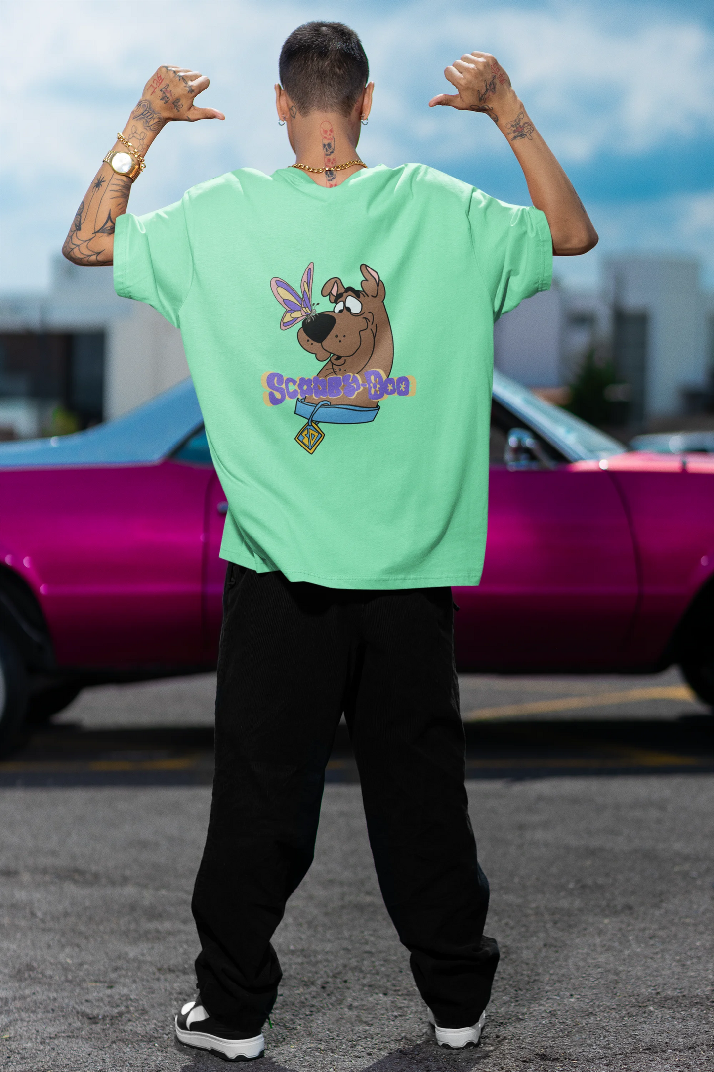 Scooby Doo | Disney | Dropped Sleeve Unisex Tee
