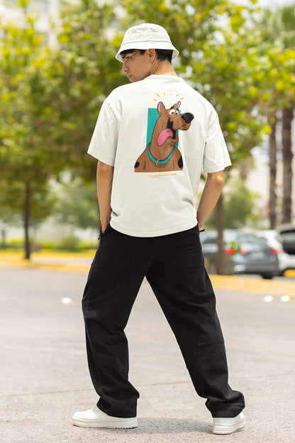 Cute Scooby  | Disney | Dropped Sleeve Unisex Tee