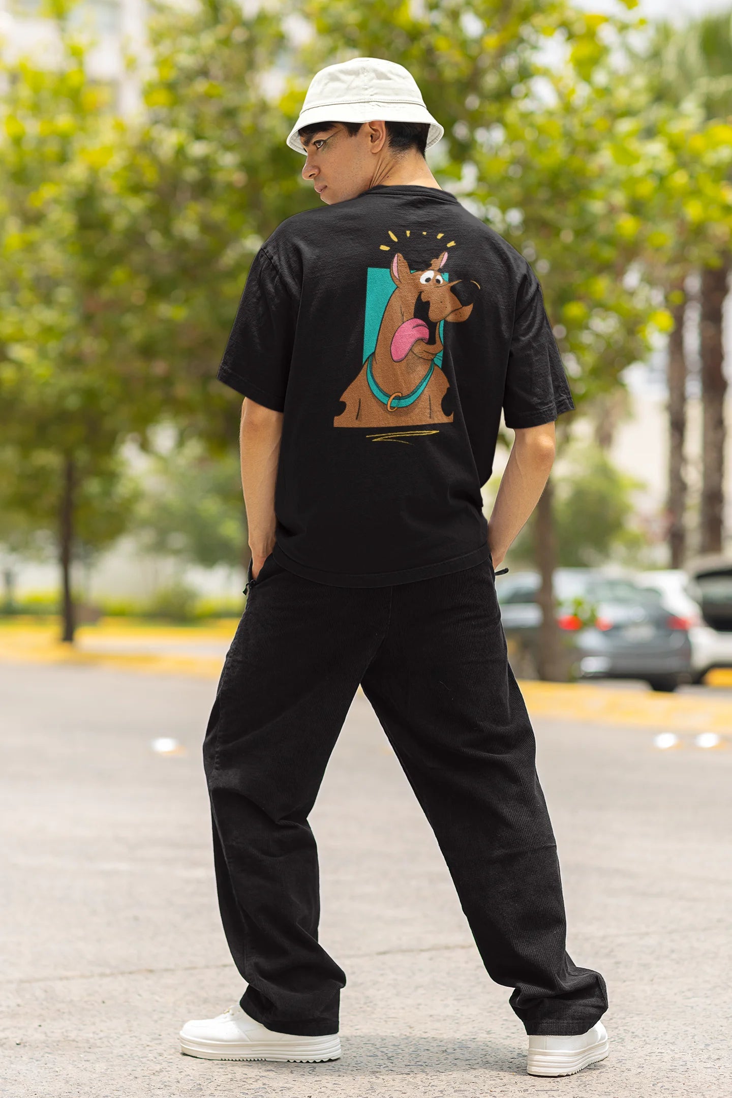 Cute Scooby  | Disney | Dropped Sleeve Unisex Tee