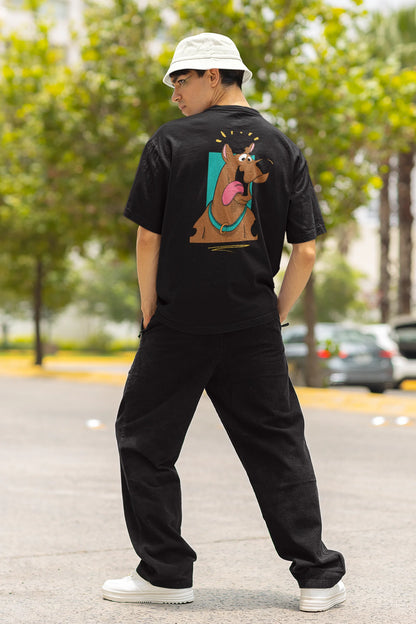 Cute Scooby  | Disney | Dropped Sleeve Unisex Tee