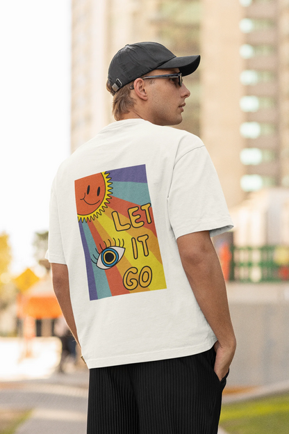 Let it go | Premium Oversized Half Sleeve Unisex T-Shirt
