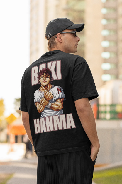 Baki Hanma | Dropped Sleeve Unisex Tee | Broke Memers