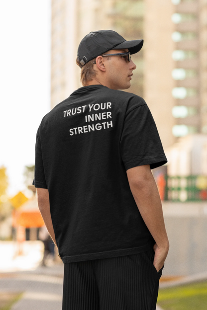 Trust your inner strength | Minimalist | Dropped Sleeve Unisex Tee