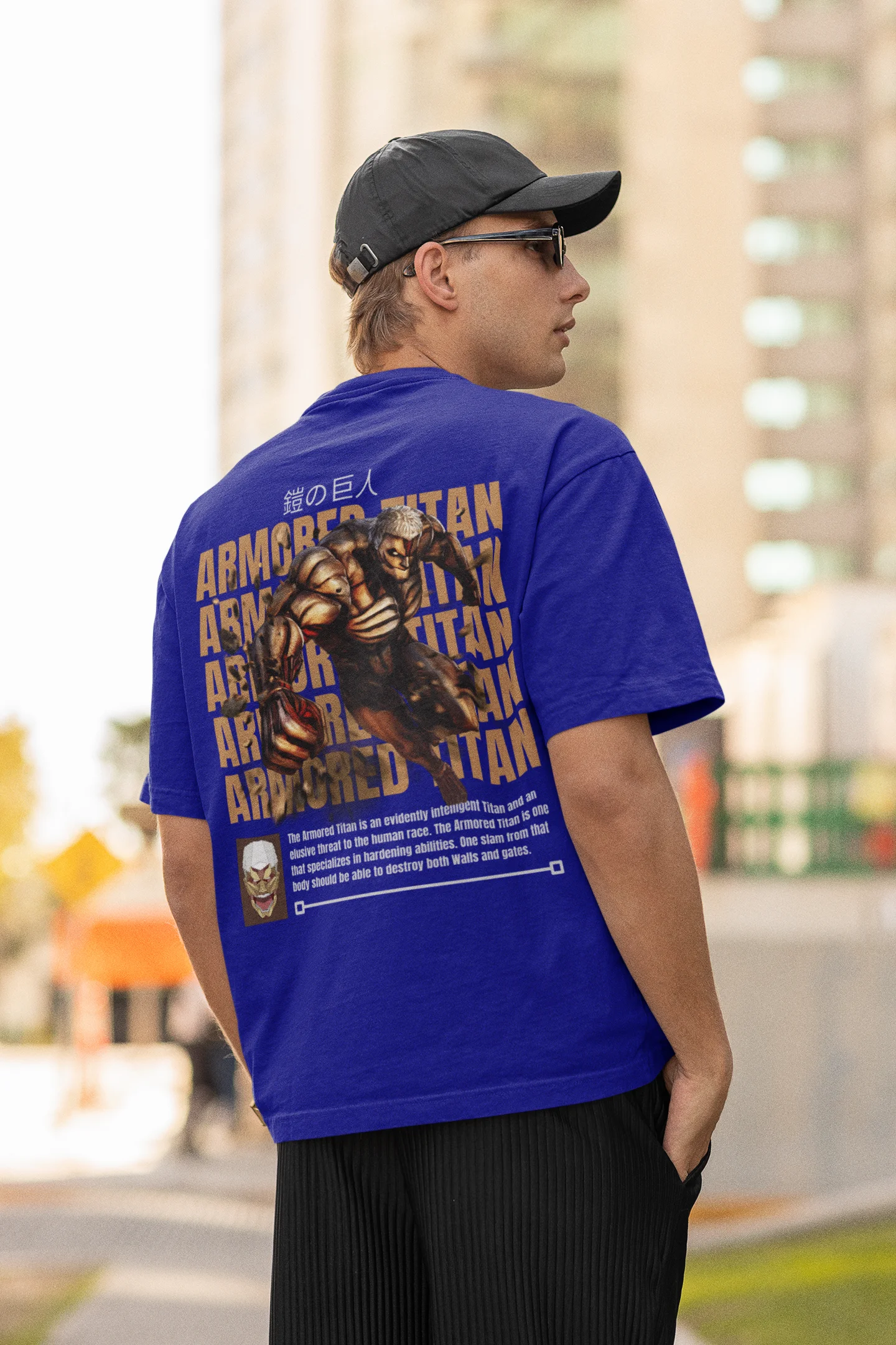 Armored Titan | Attack on Titan | Anime | Dropped Sleeve Unisex Tee