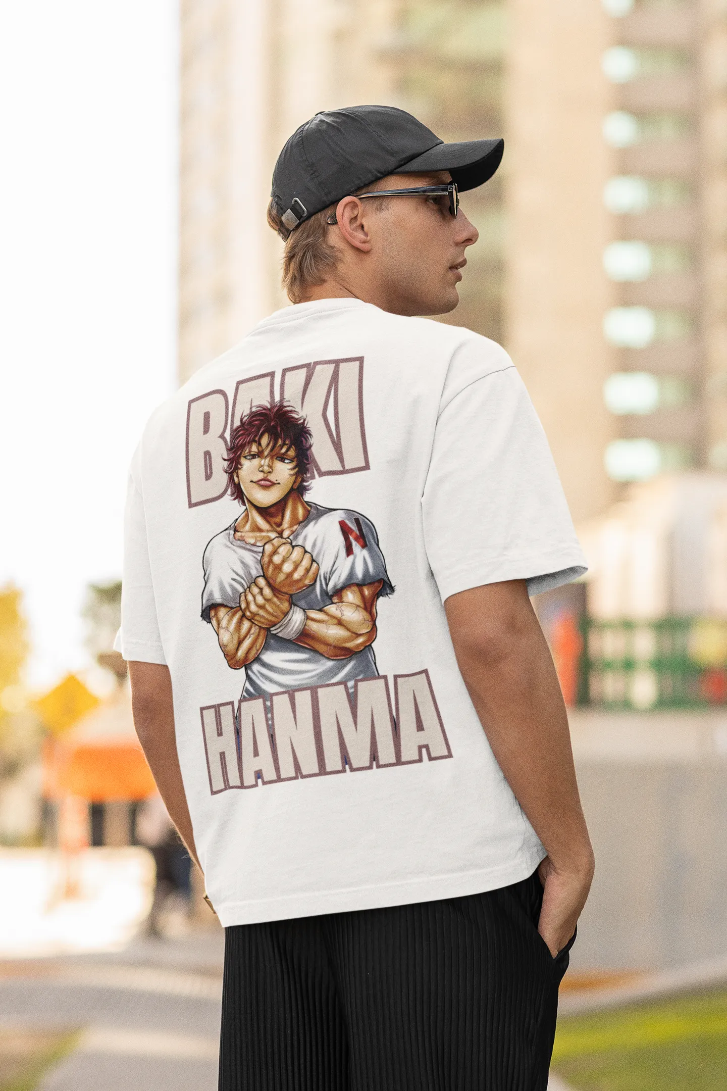 Baki Hanma | Oversized Half Sleeve Unisex Tee | Broke Memers