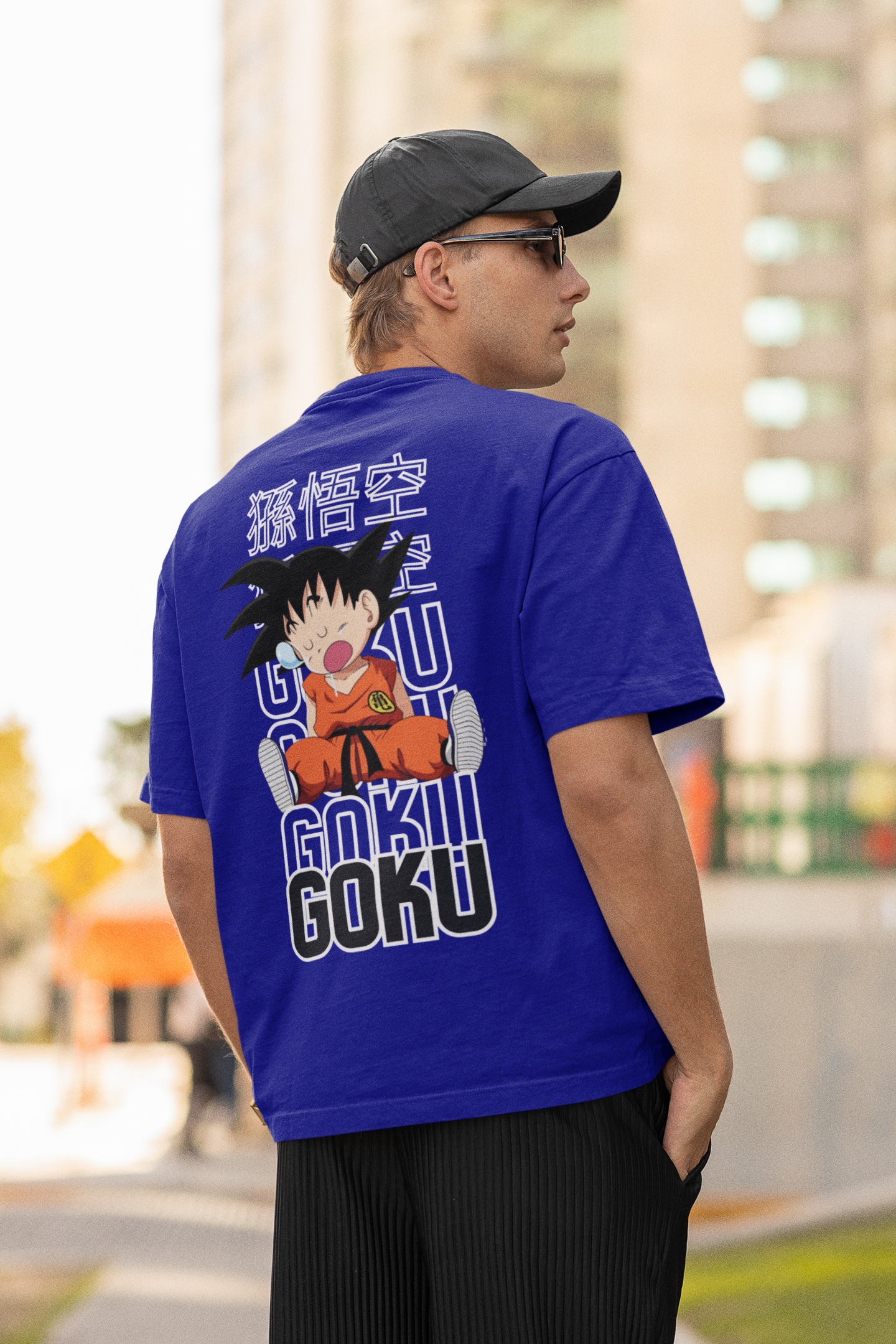 Little Goku | Dragon Ball Z | Oversized Half Sleeve Unisex Tee | Broke Memers