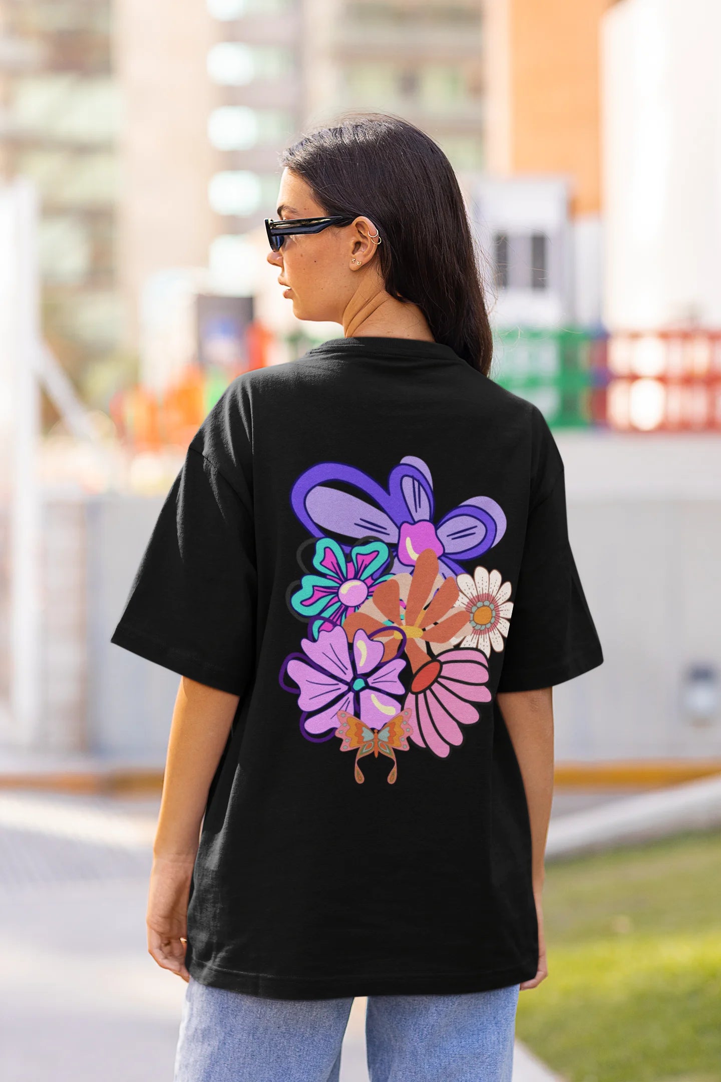 Floweret | Dropped Sleeve Unisex T-Shirt