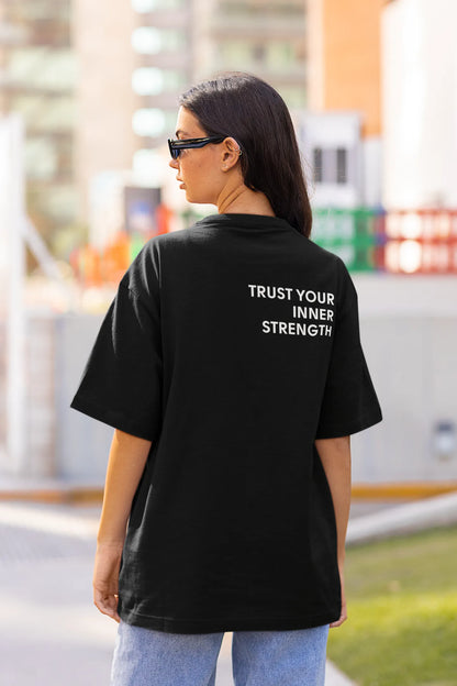 Trust your inner strength | Minimalist | Dropped Sleeve Unisex Tee