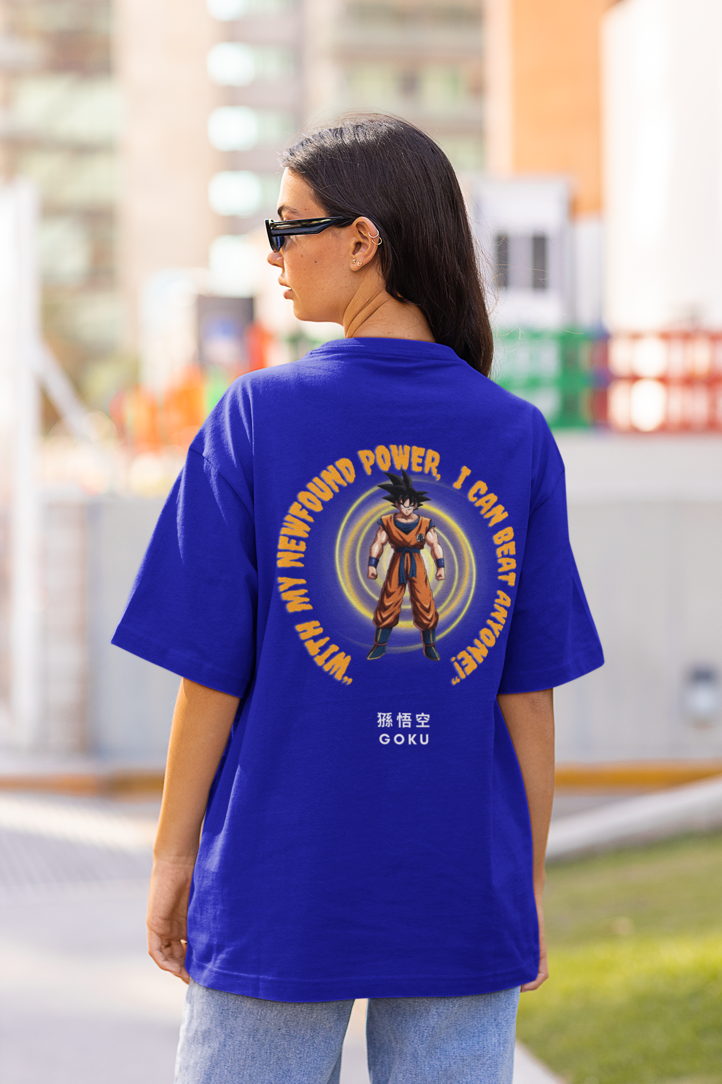 Powerful Goku | Dragon Ball Z | Dropped Sleeve Unisex Tee | Broke Memers