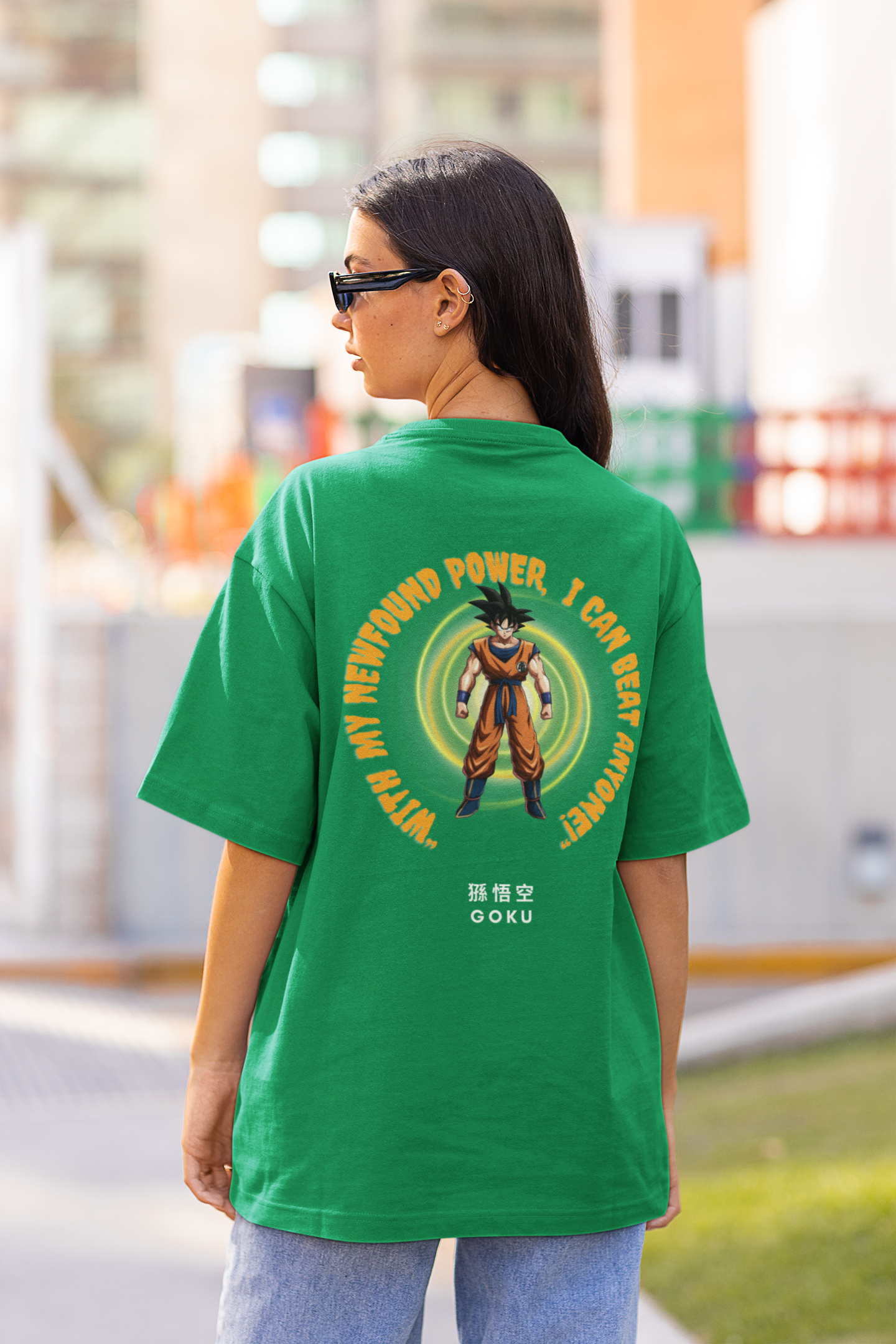 Powerful Goku | Dragon Ball Z | Dropped Sleeve Unisex Tee | Broke Memers