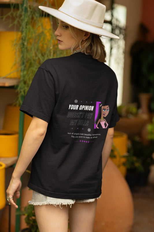 Your Opinions | Womaniya | Dropped Sleeve Unisex Tee