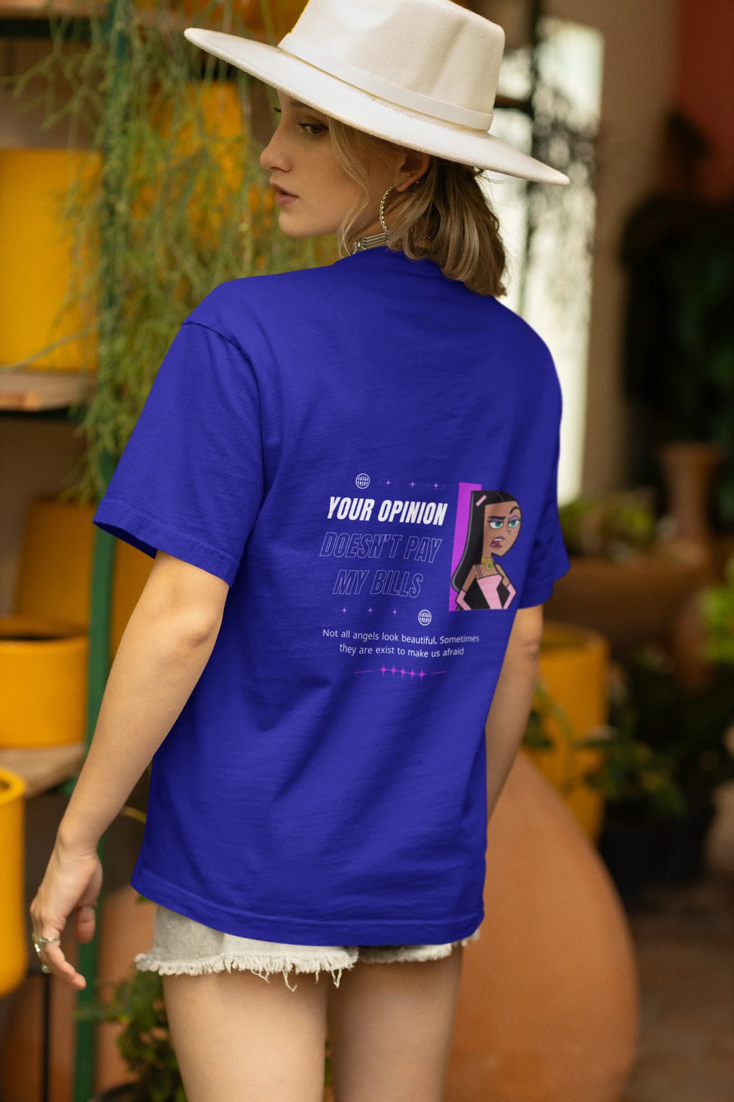 Your Opinions | Womaniya | Dropped Sleeve Unisex Tee