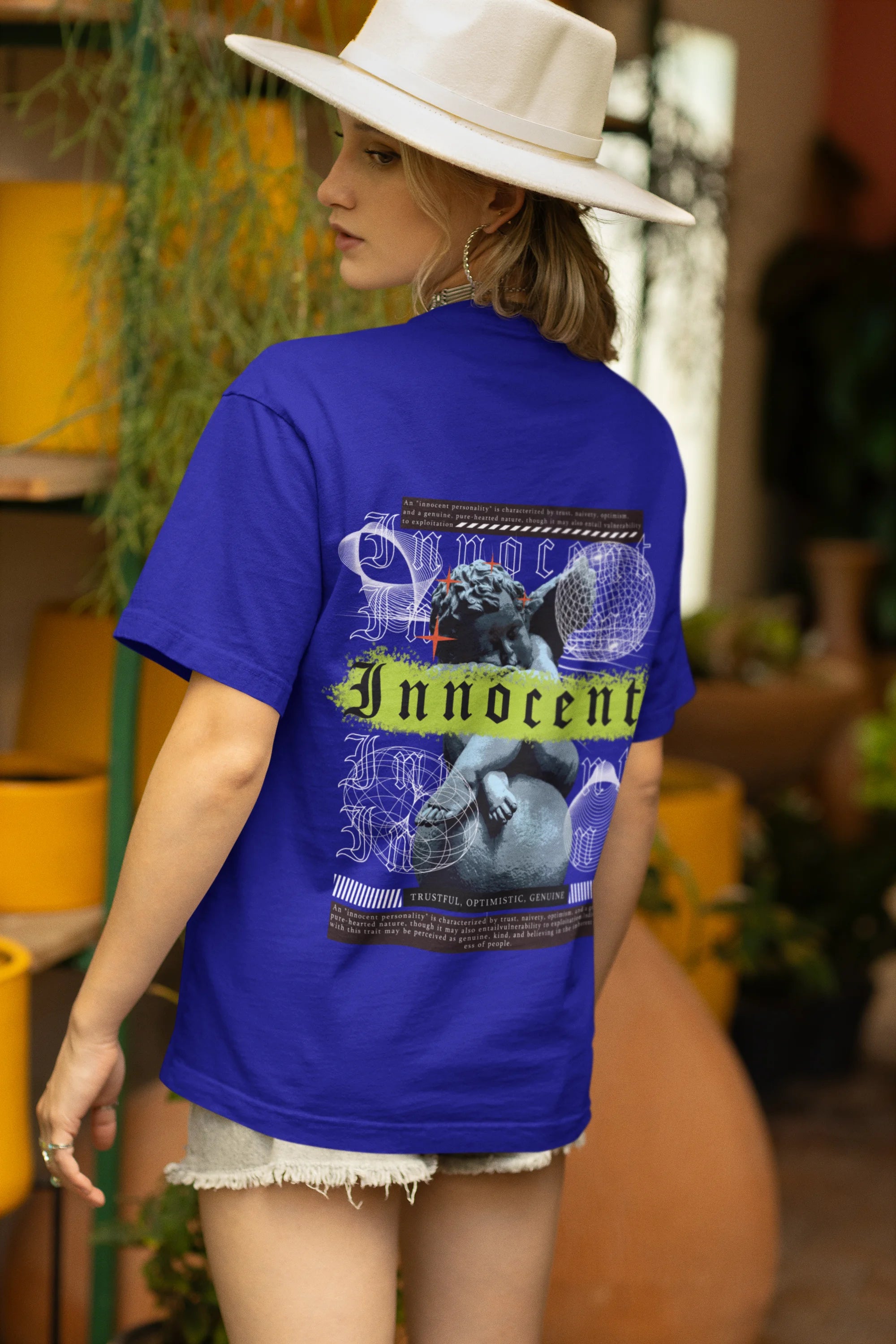 Innocent | Brutalism | Premium Oversized Half Sleeve Unisex T-Shirt