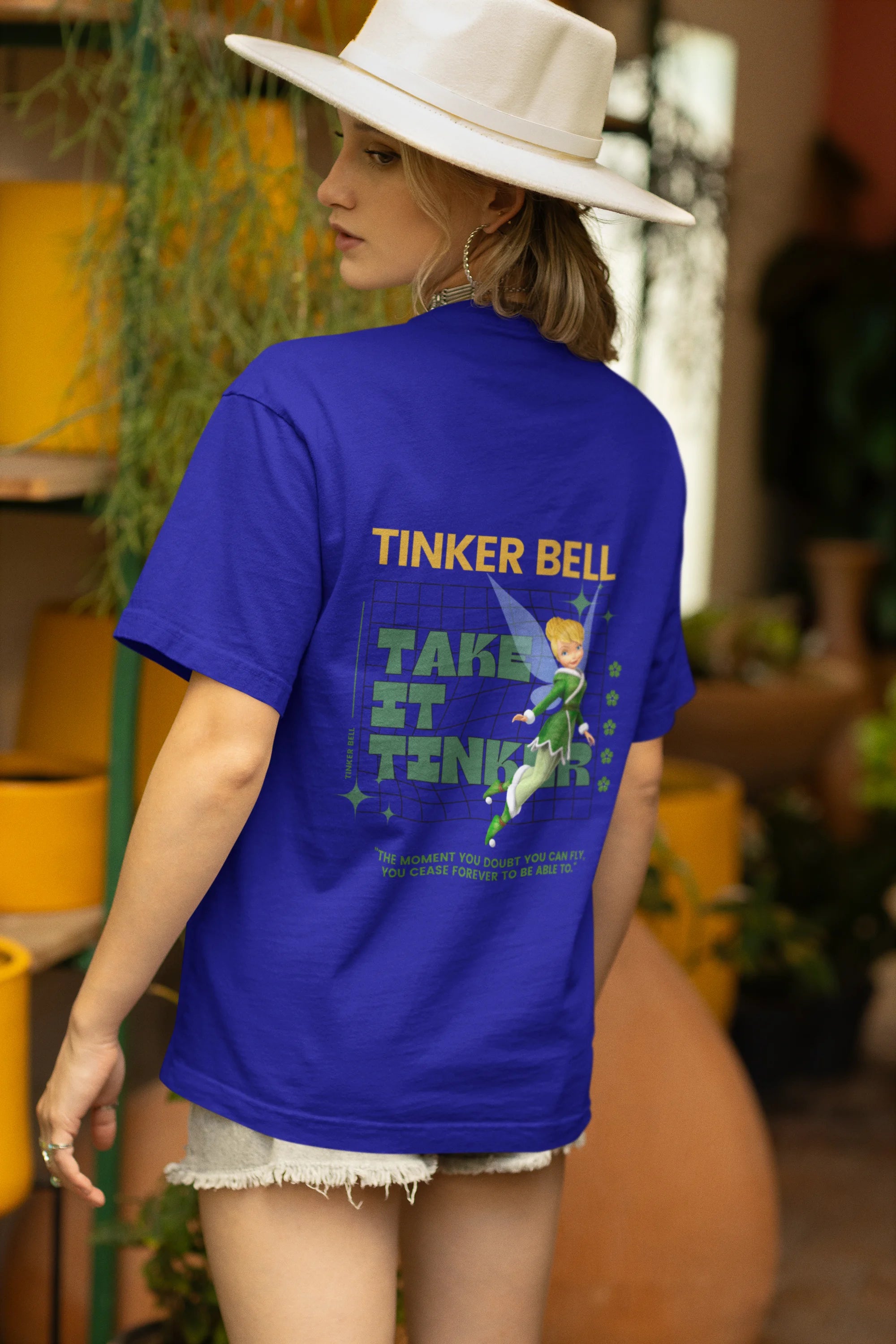 Tinker Bell | Womaniya | Premium Oversized Half Sleeve Unisex T-Shirt