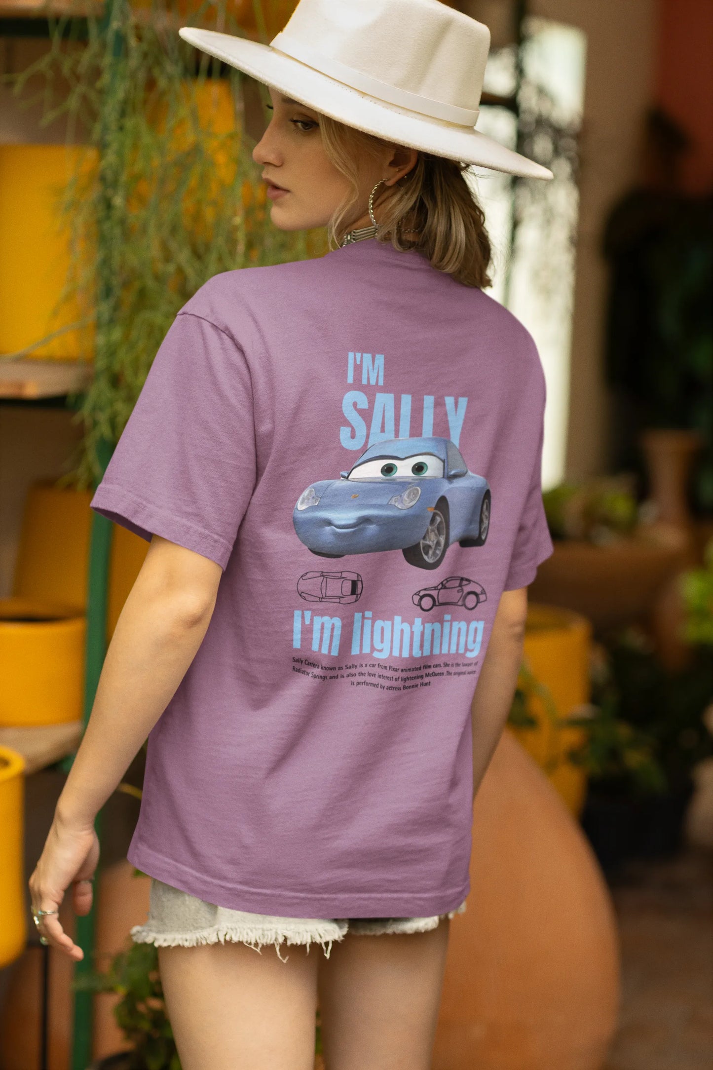 I'm Sally | Super Cars | Dropped Sleeve Unisex Tee