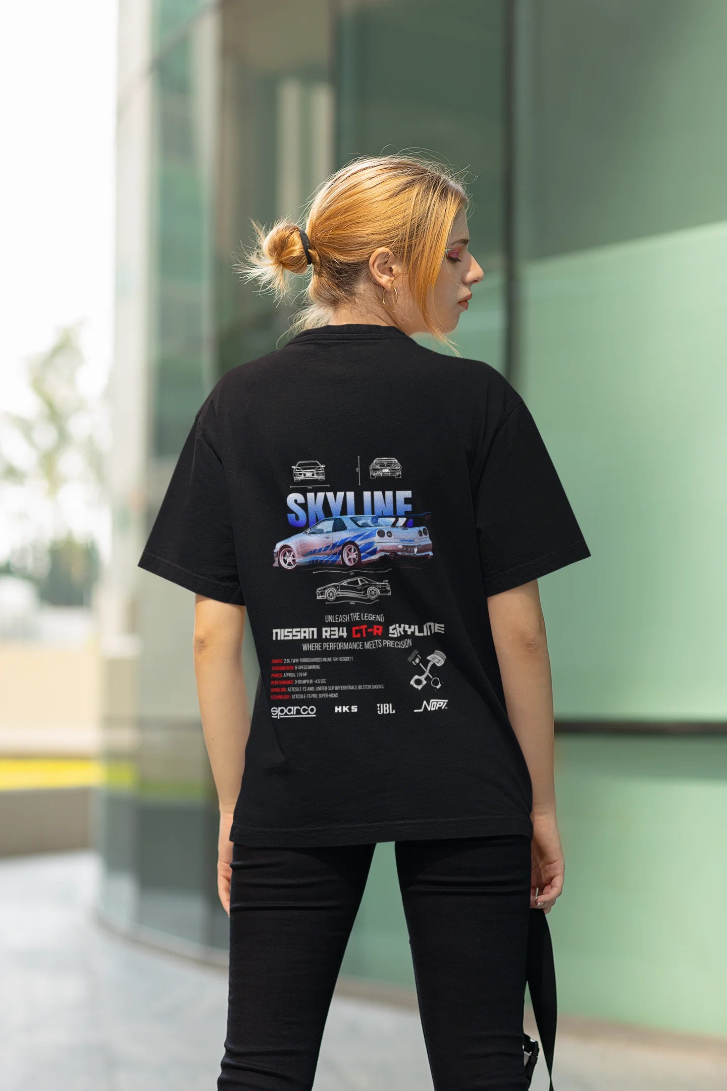 Nissan GT-R Skyline | Super Cars | Premium Oversized Half Sleeve Unisex T-Shirt