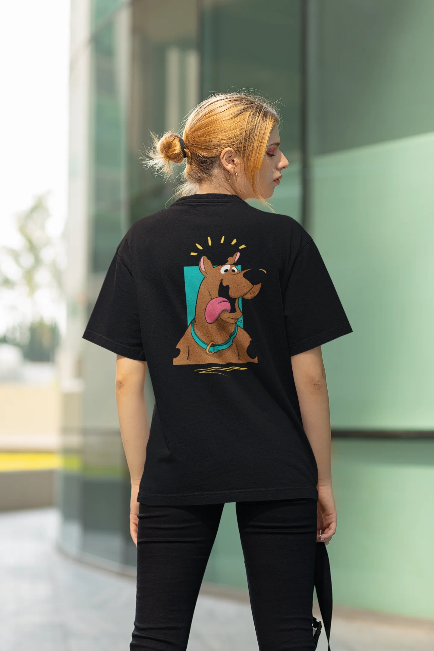 Cute Scooby  | Disney | Dropped Sleeve Unisex Tee
