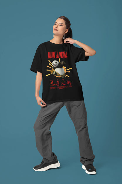 Yesterday is history | Kung Fu Panda | Dropped Sleeve Unisex Tee