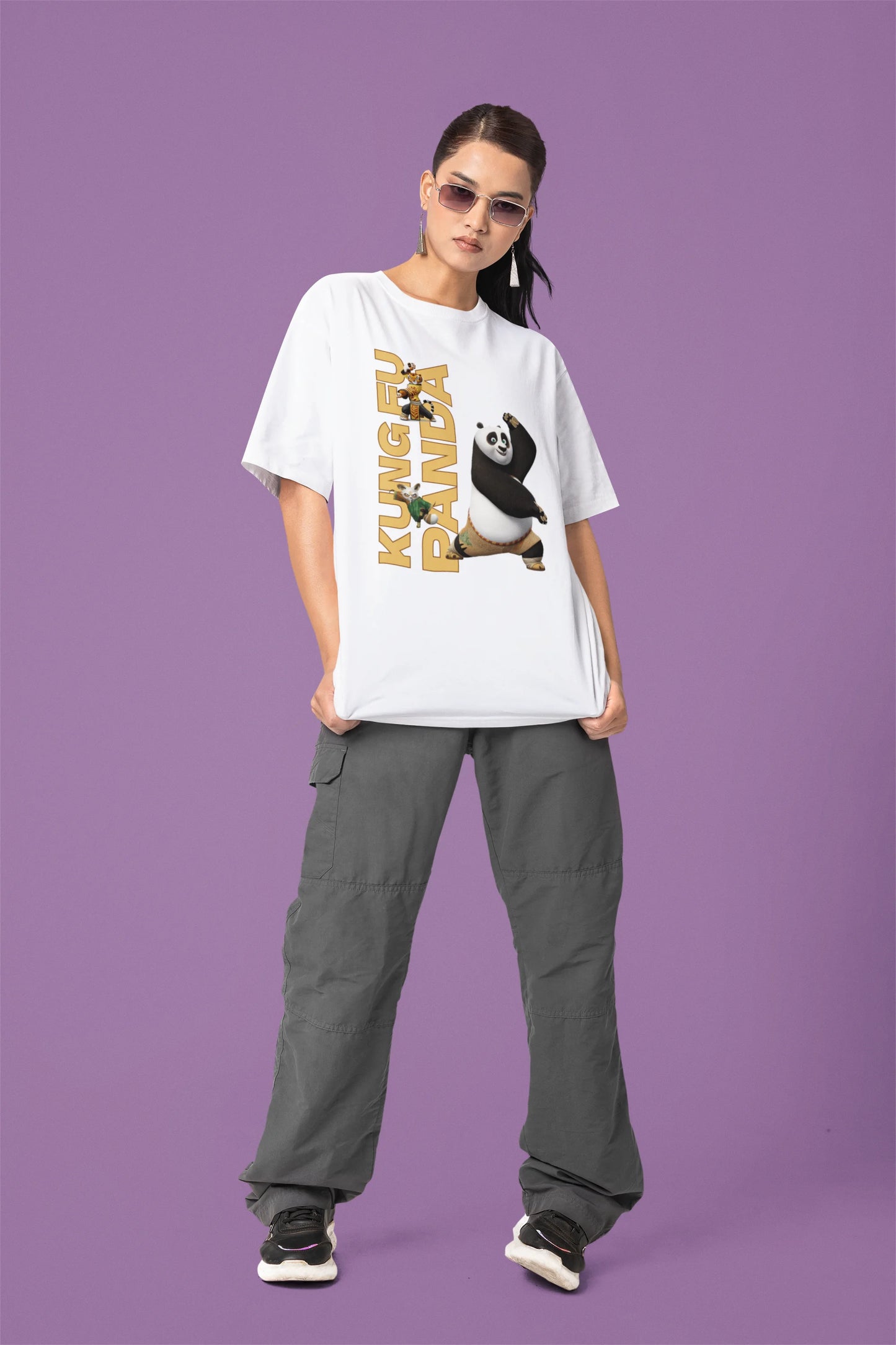 Kung Fu Panda Team | Kung Fu Panda | Dropped Sleeve Unisex Tee