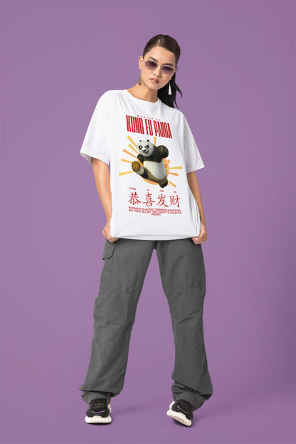 Yesterday is history | Kung Fu Panda | Dropped Sleeve Unisex Tee