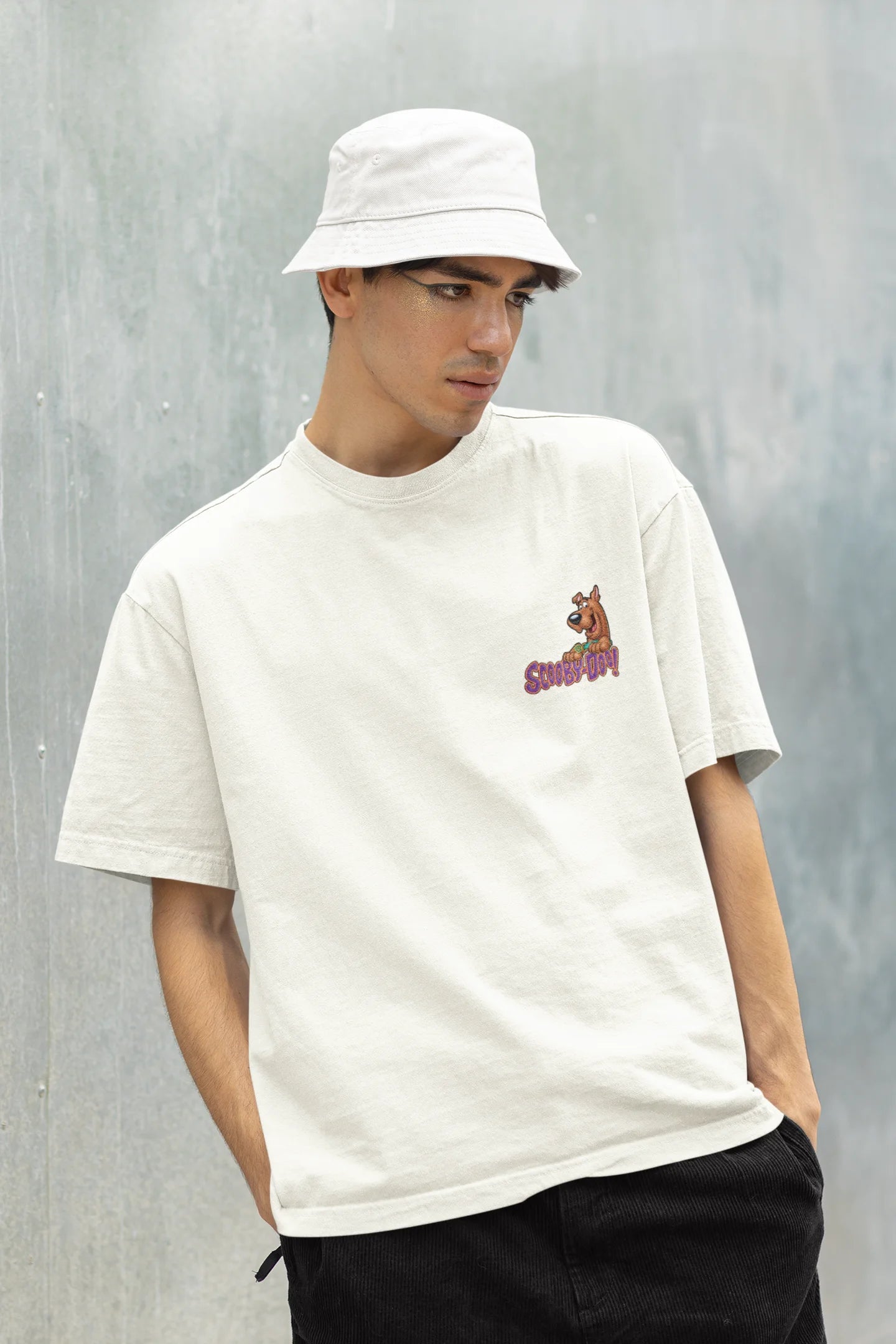Cute Scooby  | Disney | Dropped Sleeve Unisex Tee