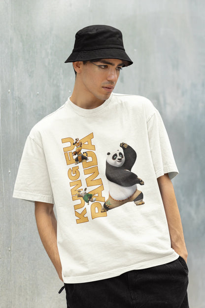 Kung Fu Panda Team | Kung Fu Panda | Dropped Sleeve Unisex Tee