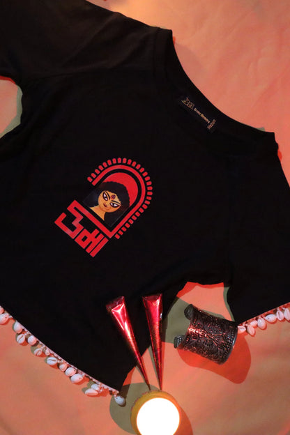 Shakti | Festive Shaw-Tee | Indo-Western Crop Top