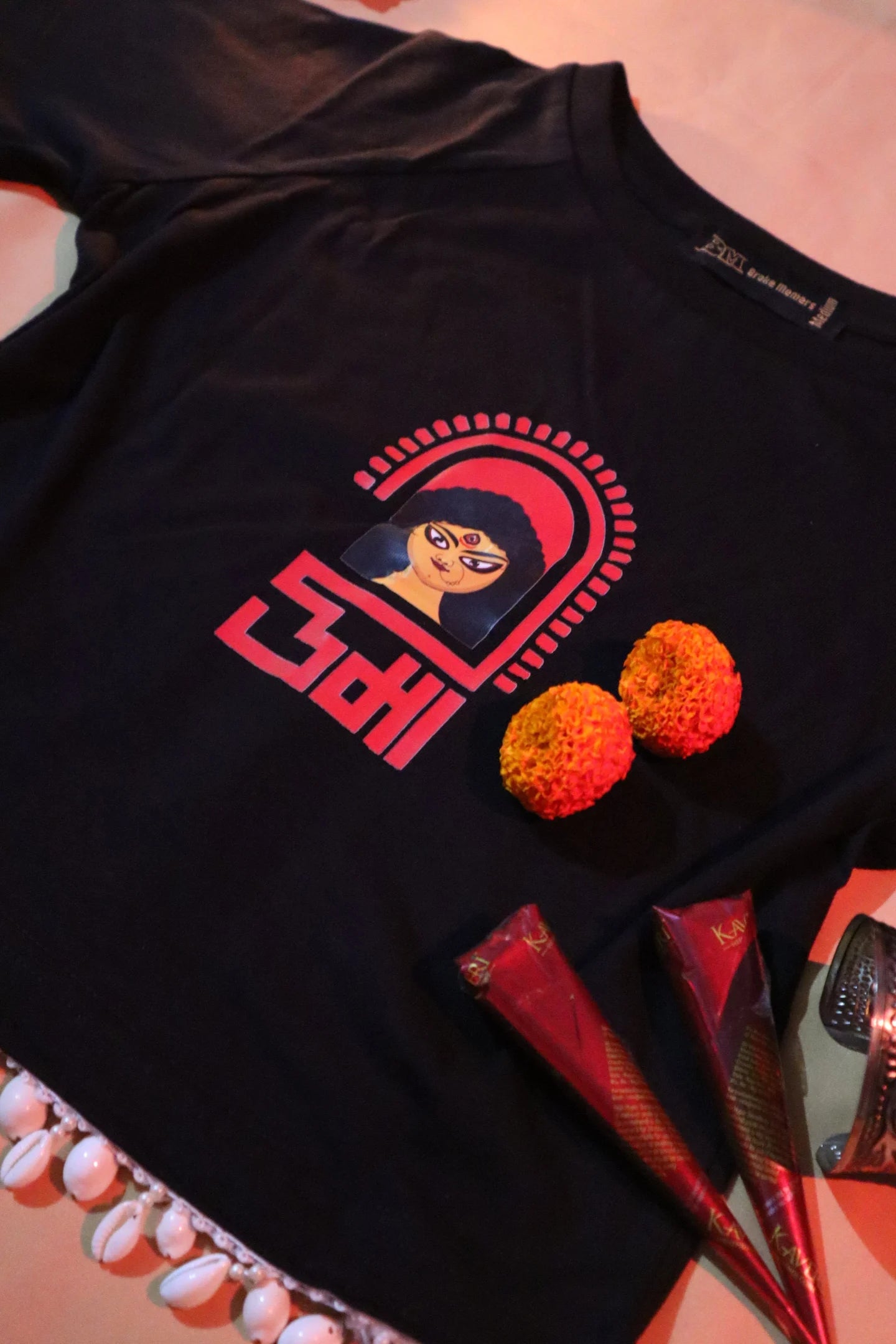Shakti | Festive Shaw-Tee | Indo-Western Crop Top