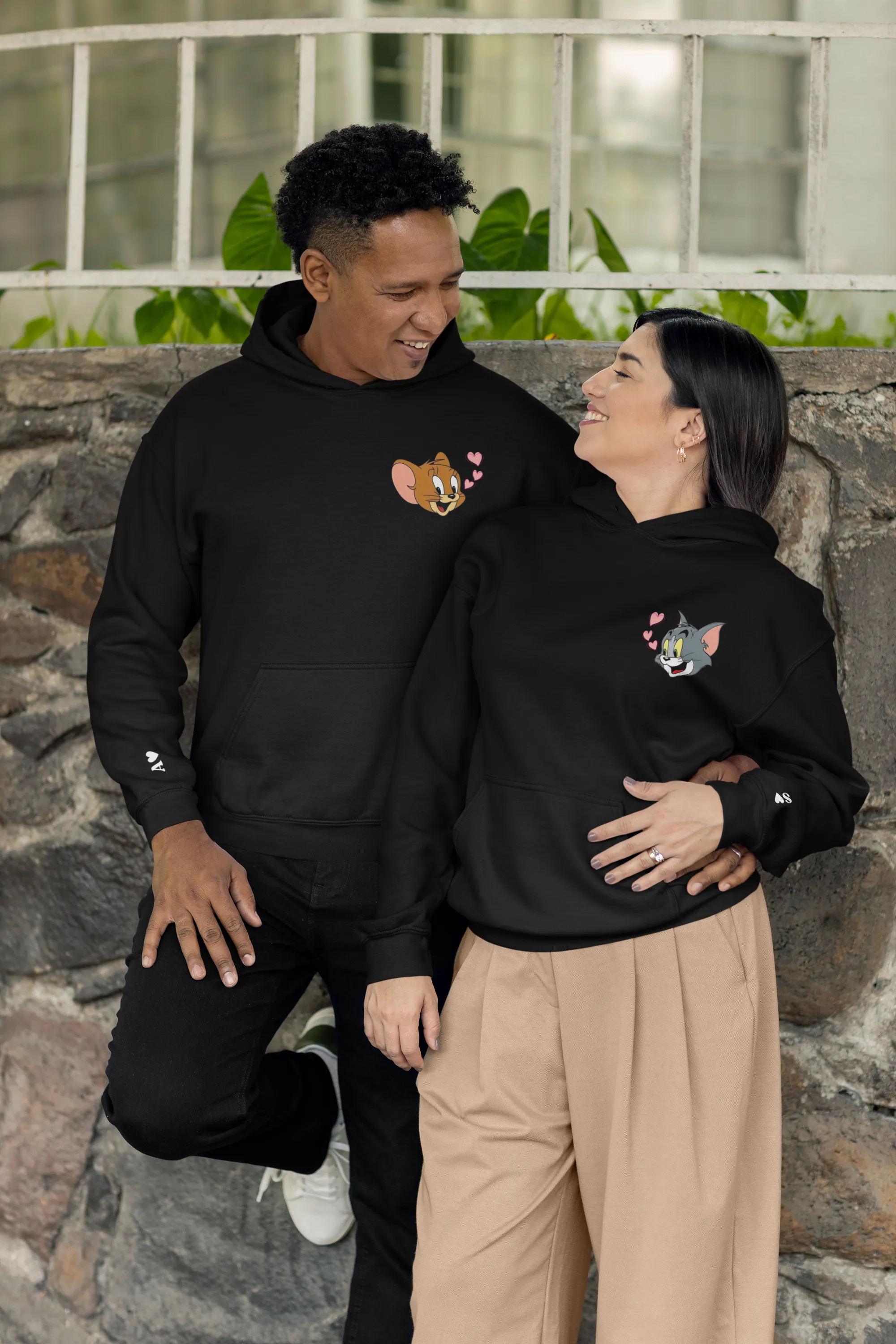 Tom and Jerry Couples | Lovey Dovey | Premium Unisex Winter Hoodie