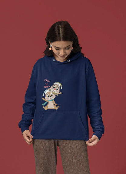 Chip n Dale | Disney | Premium Unisex Winter Hoodie