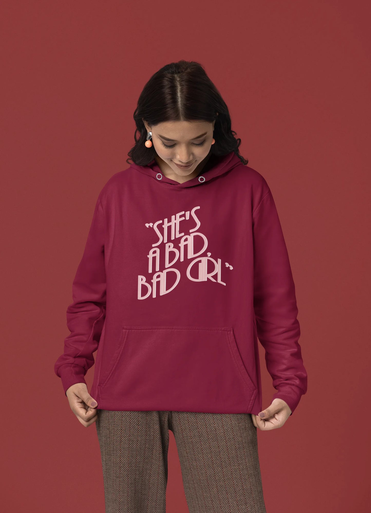 Bad Bad Girl | T.S. | Unisex Winter Hoodie