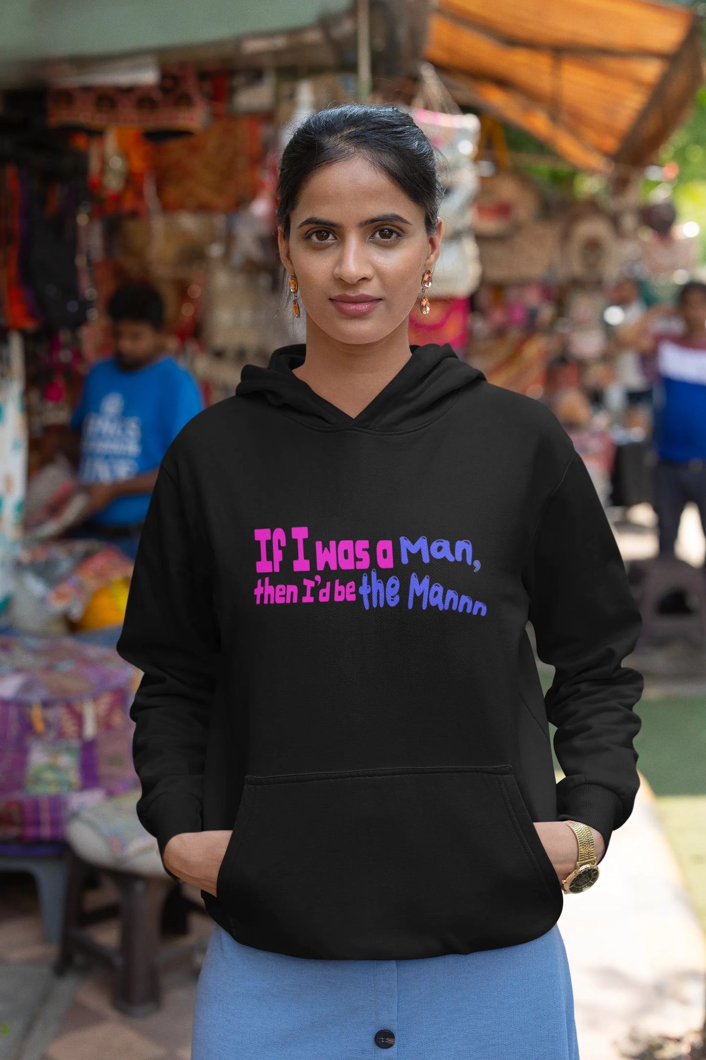 I'd Be The Man | T.S. | Unisex Winter Hoodie