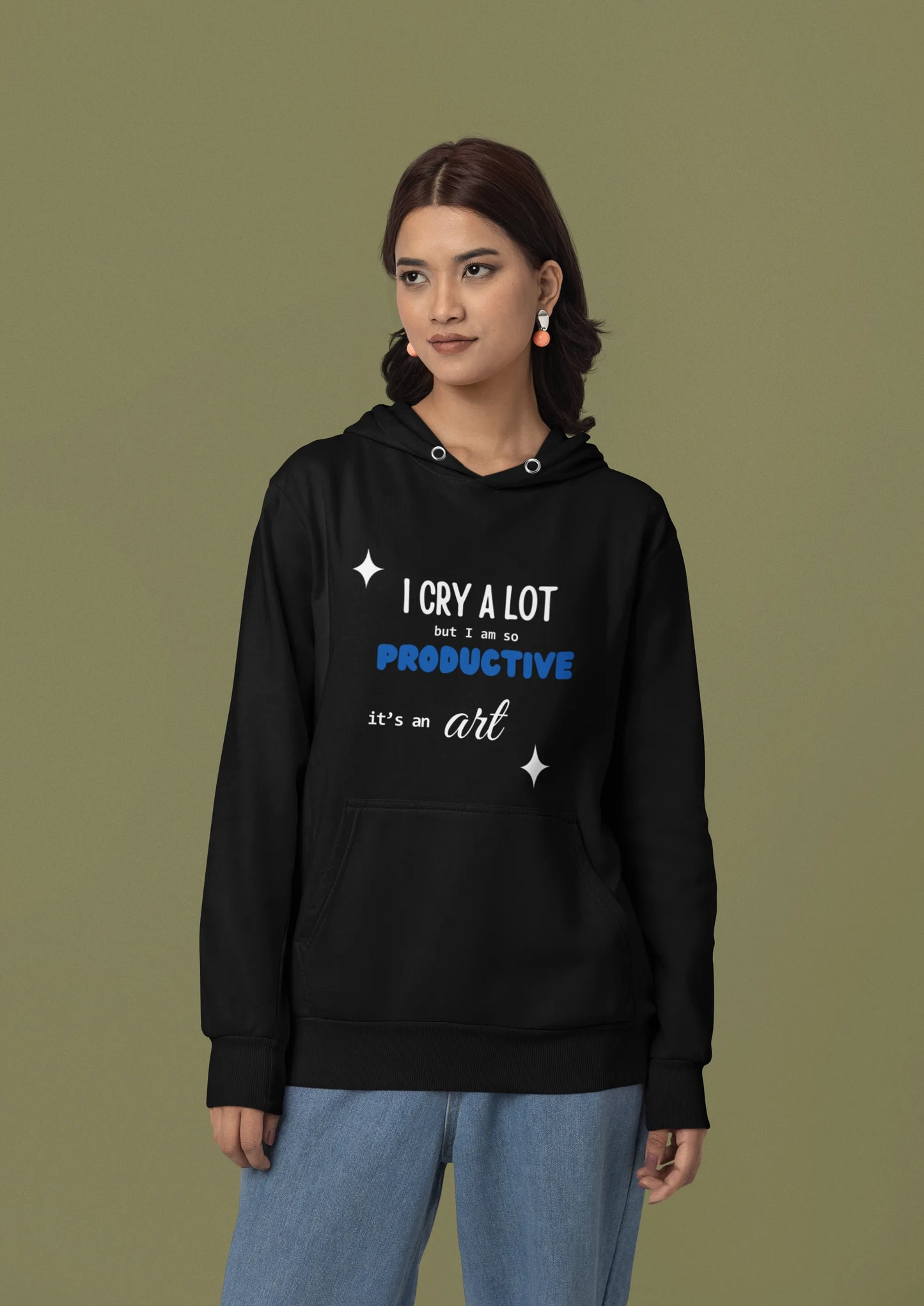 I'm So Productive | T.S. | Unisex Winter Hoodie