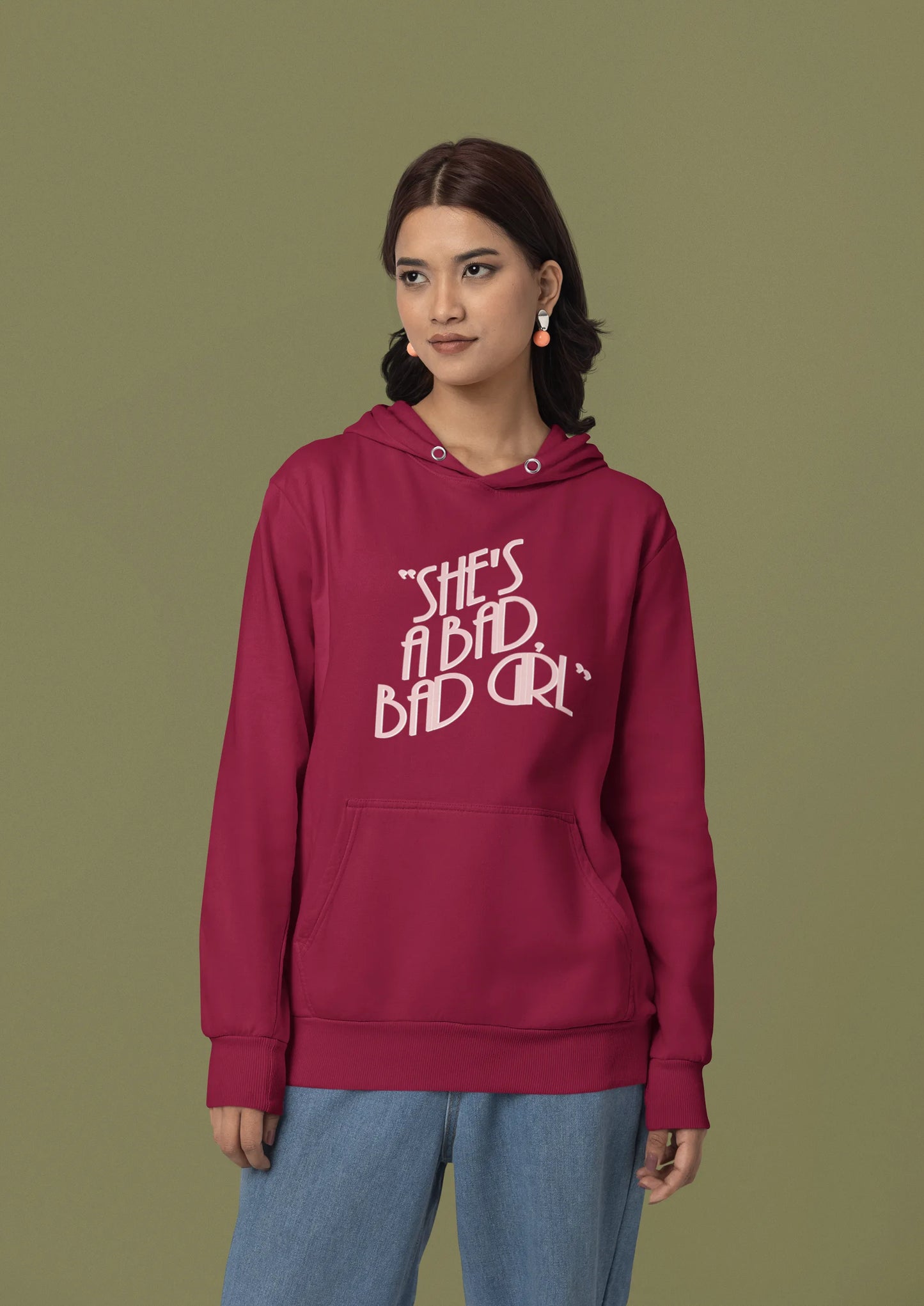 Bad Bad Girl | T.S. | Unisex Winter Hoodie
