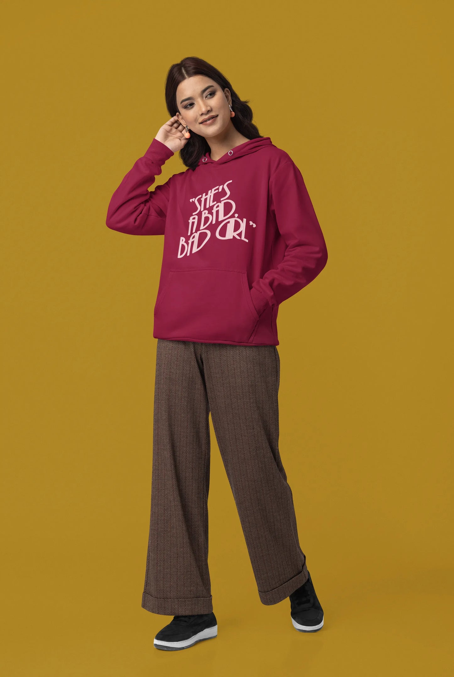 Bad Bad Girl | T.S. | Unisex Winter Hoodie