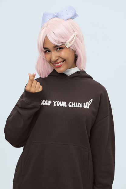 Keep your chin up | Premium Unisex Winter Hoodie