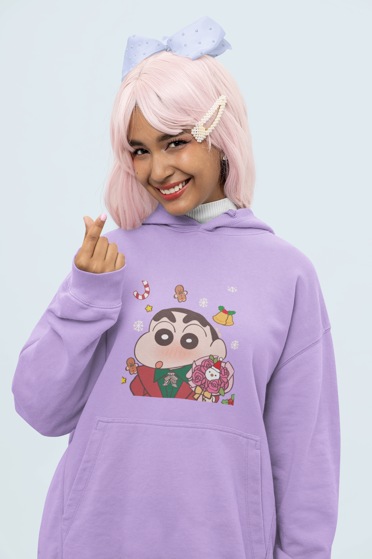 Sugar Plum | Shinchan | Premium Unisex Winter Hoodie