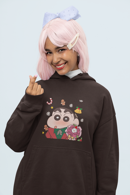 Sugar Plum | Shinchan | Premium Unisex Winter Hoodie