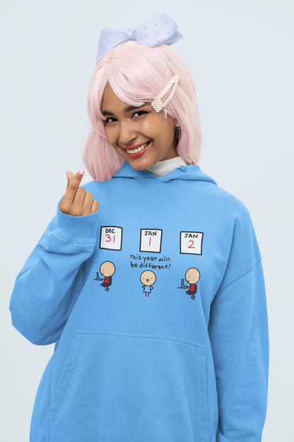This year will be different | Premium Unisex Winter Hoodie
