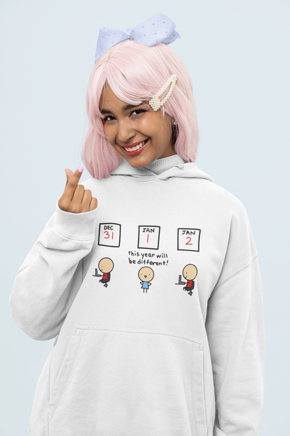 This year will be different | Premium Unisex Winter Hoodie