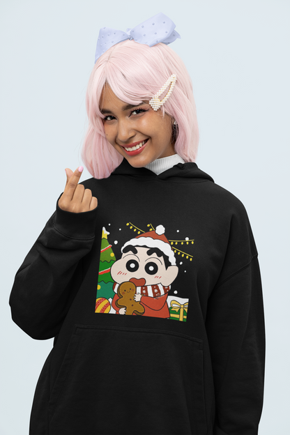 Shinchan Claus | Shinchan | Premium Unisex Winter Hoodie