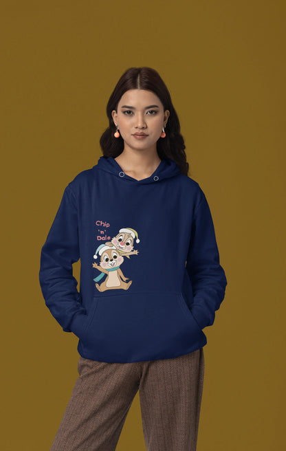 Chip n Dale | Disney | Premium Unisex Winter Hoodie