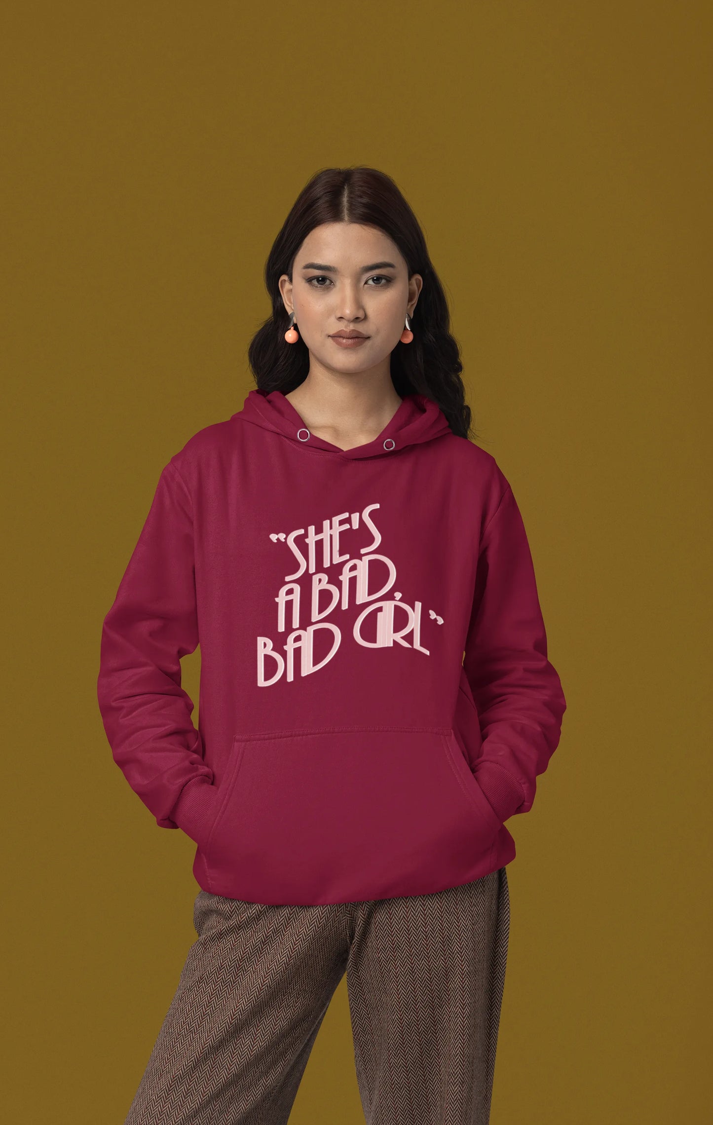 Bad Bad Girl | T.S. | Unisex Winter Hoodie