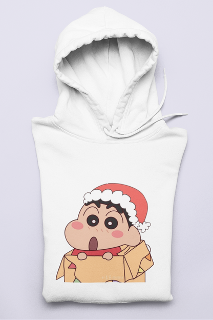 Holly Jolly | Shinchan | Premium Unisex Winter Hoodie