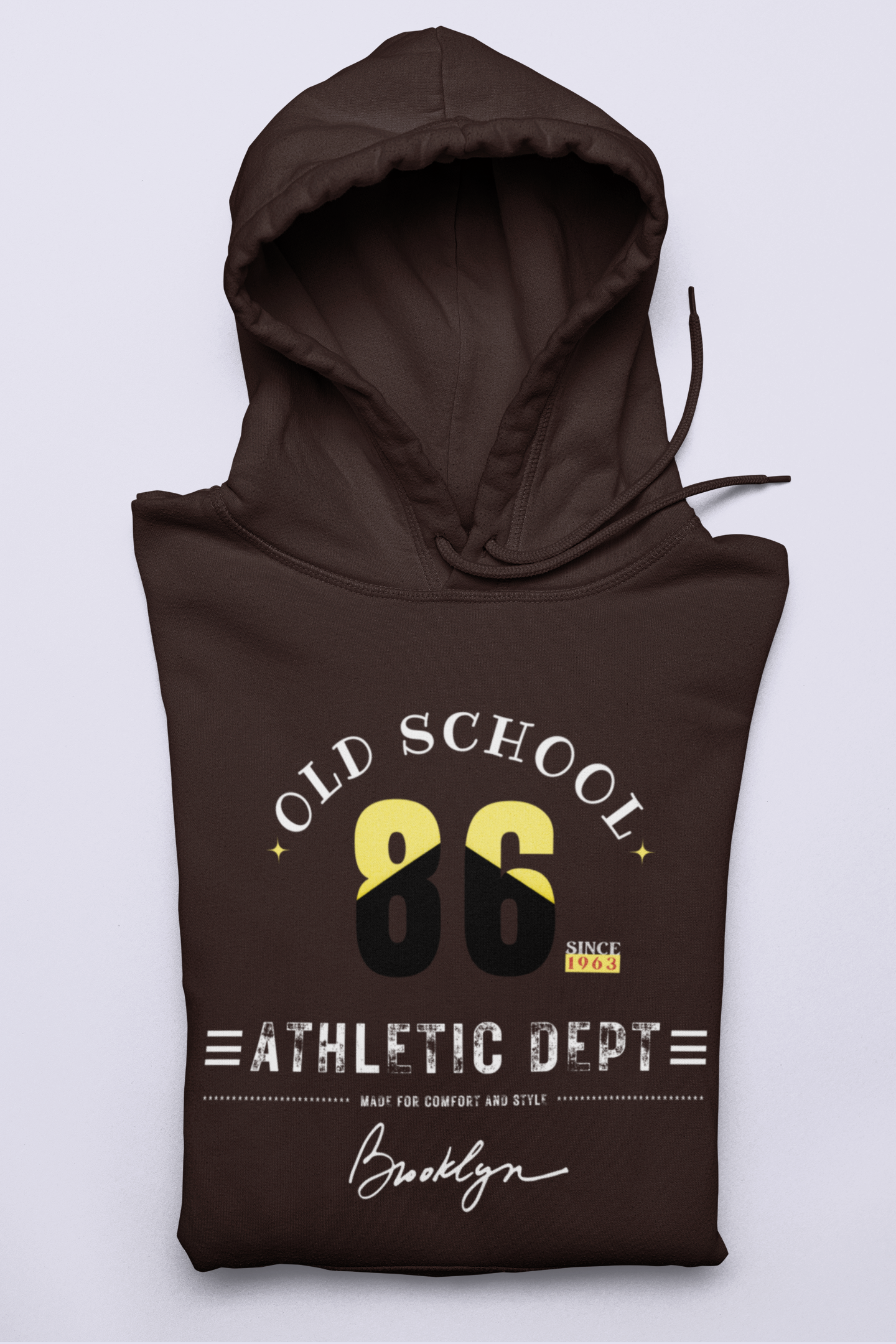 Old School 86 |  Retro Theme | Premium Unisex Winter Hoodie